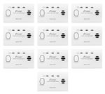 x10 Carbon Monoxide CO Alarm Kidde K7CO 10-Year 2xAA Batteries Included 2030-DC