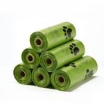 Extra-Thick Dog Waste Bags - 5 Rolls, Leak-Resistant Pet Waste Disposal Bags