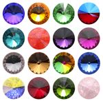 AUREA Crystals A1122 Rivoli Round Stones Crystals * Many Colors & Sizes
