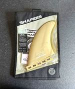 Shapers Asher Pacey 5.55" Twin Surfboard Board Fins Keel Set with Bag + Trailer