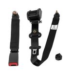 Universal 3 Point Inertia Seat Belt Kit for Car Truck Adjustable Heavy Duty