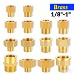 1/8" 1/4" 3/8" 1/2" 3/4" 1" BSP Male to Female Connector Brass Reducing Adaptor
