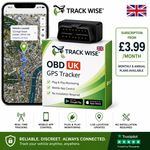 OBD Car Tracker GPS Track Wise Vehicle Tracker Van Taxi Fleet Plug & Play