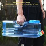 Portable Plastic Water Carrier Tap Food Grade Container Outdoor Picnic Camping
