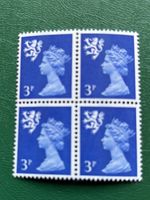 GB Stamps Scottish Regionals 4x 3p 1b Centre Block MNH SG S16 S2217