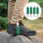 Green Elastic Belt Clip Pant Keepers Adjustable Durable Clips for Home Use