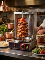 Mini Shawarma / Kebab Grill Machine – Stainless Steel – 3kg Capacity