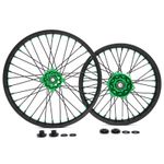 21" 19" Front Rear Wheel Rims Hubs For Kawasaki KX 125 KX250 06-13 KX 250 450 F