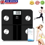 180KG Digital Bathroom Weighing Scales Bluetooth Weight Scale Body Fat Monitor