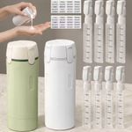 4 in 1 Travel Refillable Bottles Set 40ml Leak Proof Liquid Pump Dispenser NEW