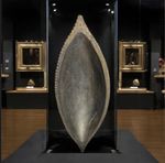 Large Old Oceanic Ceremonial Feast Wood Bowl Solomon Islands 19th Century
