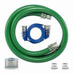 2" Water Pump Hose Kit – 2" x 7m Suction & 2" x 10m Layflat Delivery with Caml