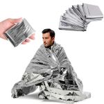10X Emergency Foil Blanket Rescue Thermal Aid Survival Space Waterproof Best