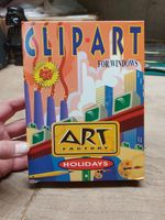 Vintage 1995 Art Factory Clip Art Cartoons 100 Images 4 Windows Floppy Disks EB8