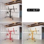 16FT 11ft Drywall Lift Hoist Plaster Board Panel Hoist Caster Lifter Sheet Crane