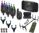 NGT 3 Rod Tri-Pod + XT3 Wireless Bite Alarm Set + 3 Black Grippz Rod Rests Carp