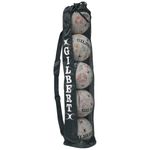 Gilbert Black Ball Tube Netball Rugby Gilbert 5 Ball Tubular Ball Holdall NEW