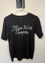 Vintage Twilight Team Edward “I Run With Vampires” T-Shirt Size Medium