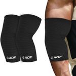 AQF Elbow Sleeves Weightlifting Powerlifting Workout Bench Press Support Pair
