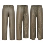 Waterproof Trouser Original German Bundeswehr Vintage Army Over Rain Cover Pants