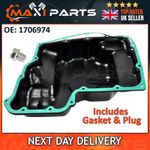 Ford Transit FWD MK6 MK7 MK8 Custom 2.0 2.2 Oil Sump Pan With Plug + Gasket