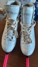 SFR Glitra Ice Skates Figure Skates UK Size 6 with bag and blade protectors