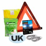Euro Travel Kit European Car Motor home Driving Europe EU Bundle + First Aid Kit