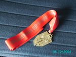 ENGLAND - 1966 WORLD CUP WINNERS MEDAL & RIBBON - GOLD PLATED