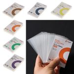 100pcs Clear Kpop Card Sleeves CPP HARD Photocard UK