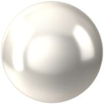 Swarovski Pearls Round Crystal White (5810)