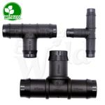 Antelco Tee Barbed 13/19/25 mm Irrigation Hose Pipe Fitting Hydroponic Pond