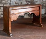 17thC. Oak Pegged French Provincial Bench (Antique, Farmhouse)