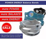 New Silicone Power Energy© Balance Bands Wristband Sports Hologram Bracelet