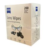 lens wipes - zeiss (pack of 200),Optical Glasses Cleaning Phone Screen, Camera
