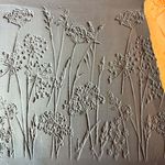 POTT’R 135mm Clay Pottery Texture Roller Flora Wild Carrot repeatable pattern