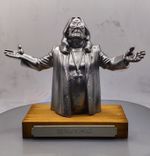 Ozzy Osbourne - Statue- Metallic silver Finish- By CaveCraft