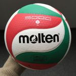 Molten Size 5 Volleyball Syntheti Leather Soft Touch Indoor Outdoor Game V5M5000