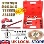 Brake Lines Repair Kit Copper Pipe Flaring Tool Cutter Bender 3/16" Unions Nuts