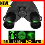 Binoculars Day/Night Vision Military Powerful Hunting Camping Case 10X25 1000m