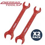 2 x Nerrad Tools 15mm & 22mm Compression Nut Fitting Spanner Plumbers Plumbing