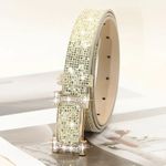 Elegant Rhinestone Waist Belt Crystal Waistband Women Diamante Shiny Night Party