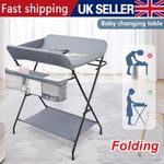 Folding Baby Changing Unit Table Station Changer Bed Storage Nursery Care Table