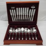 DUBARRY Design Sheffield Made Stainless Steel 44 Piece Canteen of Cutlery Set