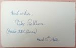 ORIGINAL AUTOGRAPH PETER GELLHORN Conductor / NORMAN VAUGHAN Singer