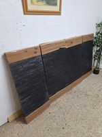 Charcoal Slate fire Chamber Lining Boards 3x parts