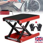 500KG Motorbike Motorcycle Table Bench Workshop Scissor Lift Jack Stand Paddock
