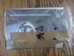 LT00100165 Vauxhall Service and Warranty Booklet Literature