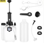 ASUNCELL 3L + 1L Car Brake Bleeder, Manual Brake Fuid Pressure Bleeder Bottle,P
