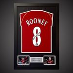 Wayne Rooney Hand Signed 2006/07 Framed Manchester United Shirt With COA £185