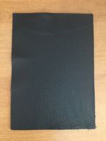 A4 size (297mm x 210mm) piece of Black Leather Craft Patch Heavier Grain